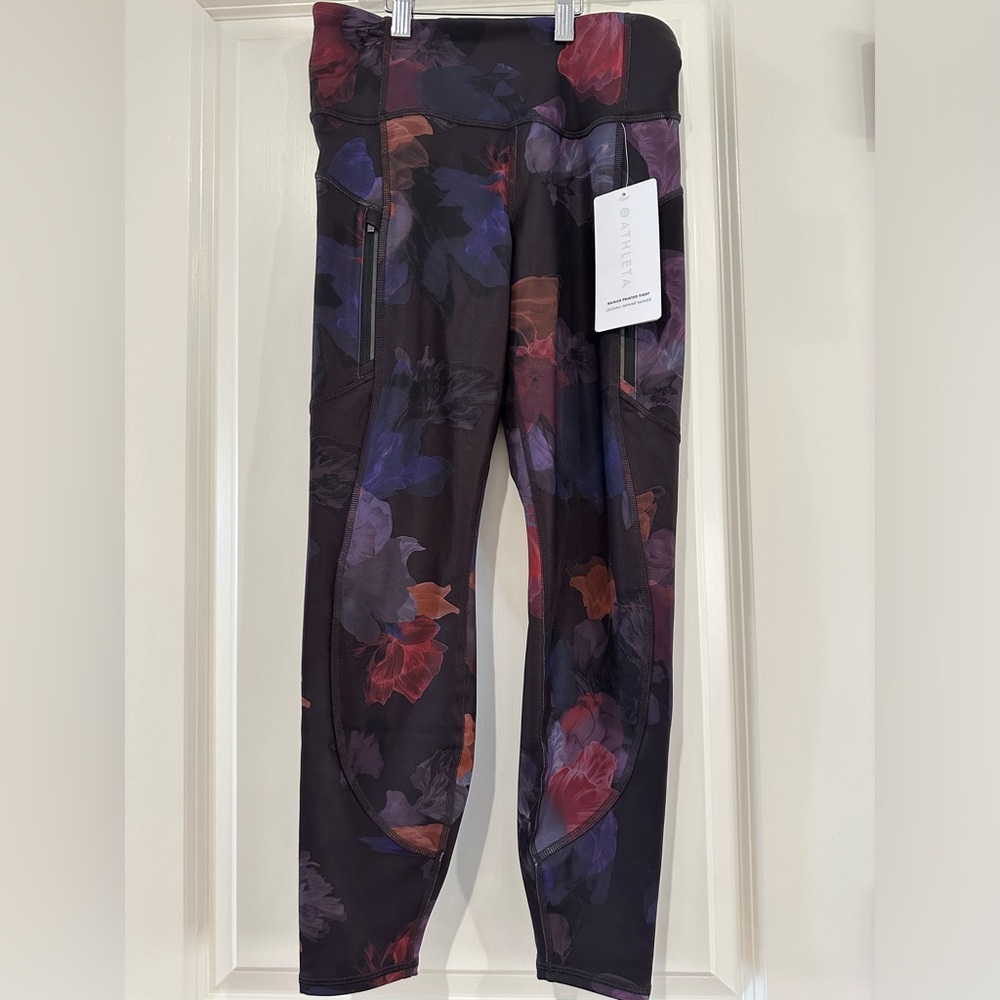 Athleta Rainier High Rise Legging - Mulit-colored - Small Petite